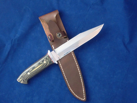 Loveless Style Dixon Fighter (Böhler 440C, Green Tan)