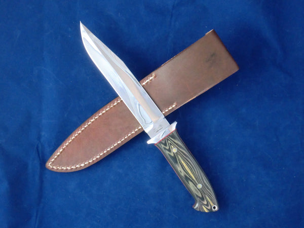 Loveless Style Dixon Fighter (Böhler 440C, Green Tan)