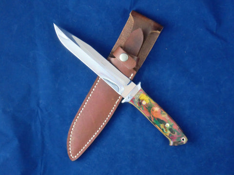 Loveless Style Dixon Fighter (Böhler 440C, Multi) ***Look at My Van Gogh'ish Handle!***