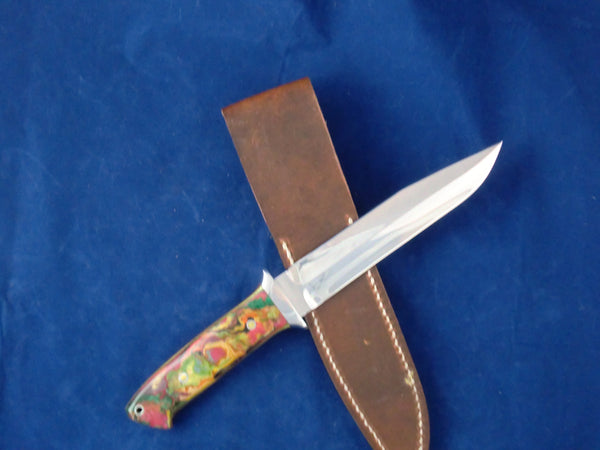 Loveless Style Dixon Fighter (Böhler 440C, Multi) ***Look at My Van Gogh'ish Handle!***