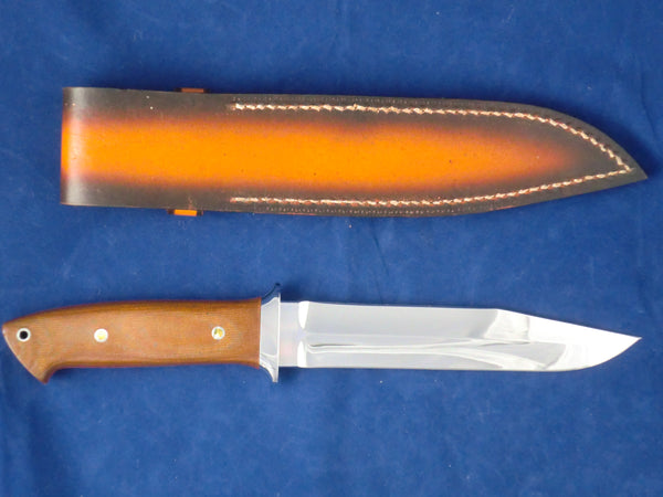 Loveless-Style Dixon Fighter (Böhler Uddeholm D2, Brown)