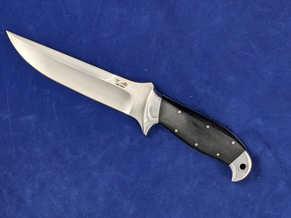 Slim PEW Persian (Böhler-Uddeholm D2 Tool Steel, Black Micarta)