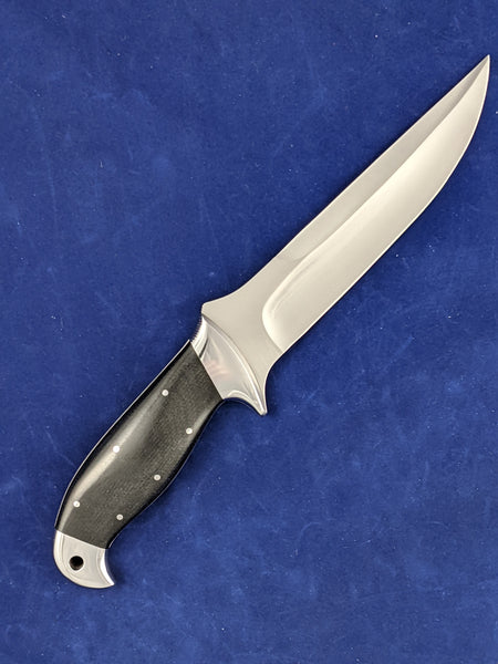 Slim PEW Persian (Böhler-Uddeholm D2 Tool Steel, Black Micarta)