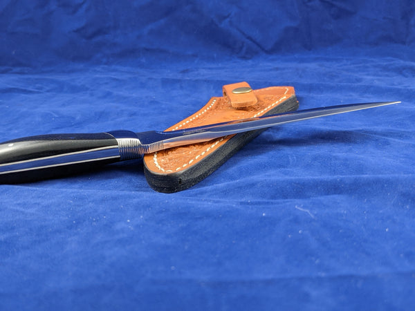 Slim PEW Persian (Böhler-Uddeholm D2 Tool Steel, Black Micarta)