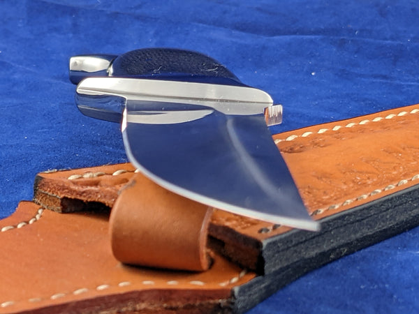 Slim PEW Persian (Böhler-Uddeholm D2 Tool Steel, Black Micarta)