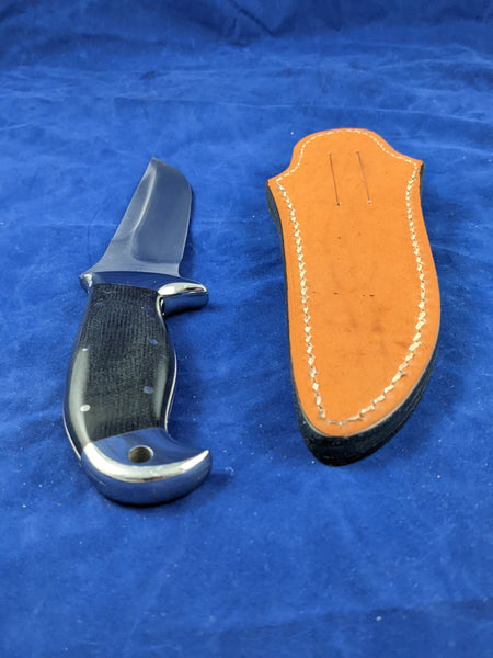 Slim PEW Persian (Böhler-Uddeholm D2 Tool Steel, Black Micarta)